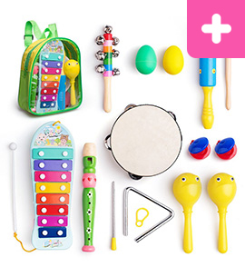 Frunsi musical percussion instrument toy set