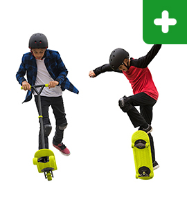 MorfBoard Skateboard and Scooter Combo Set
    
