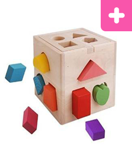 13 Hole Cube for Shape Sorter