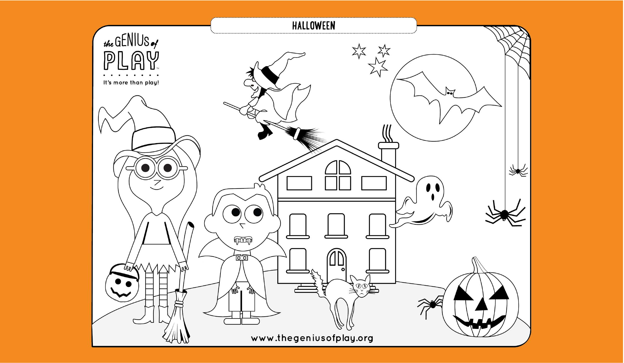 Halloween Coloring Sheet