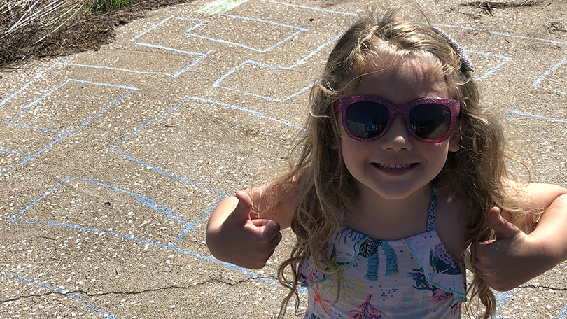 Chalk Obstacle Course