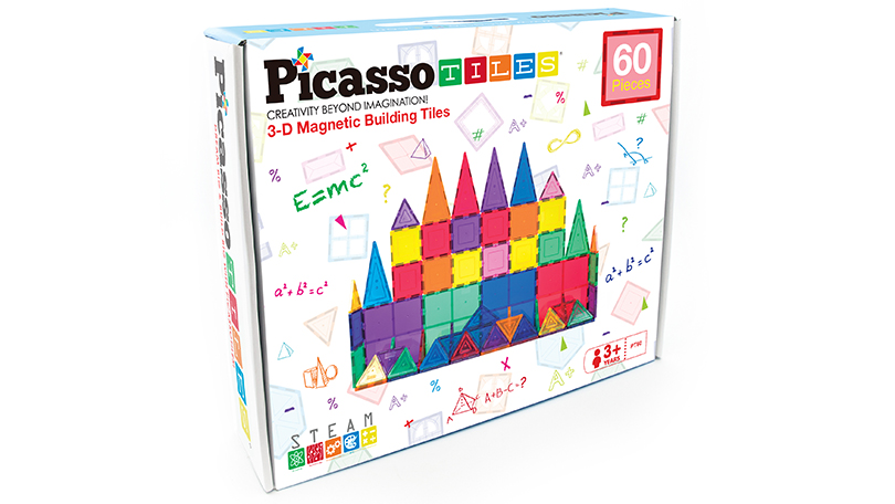 Picasso Tiles 60 Piece Set Magnet Building Tiles