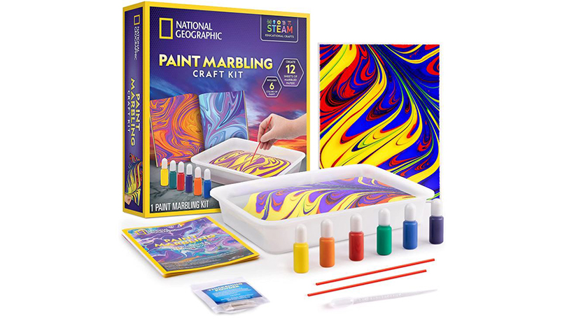 National Geographic Paint Marbling Craft Kit 