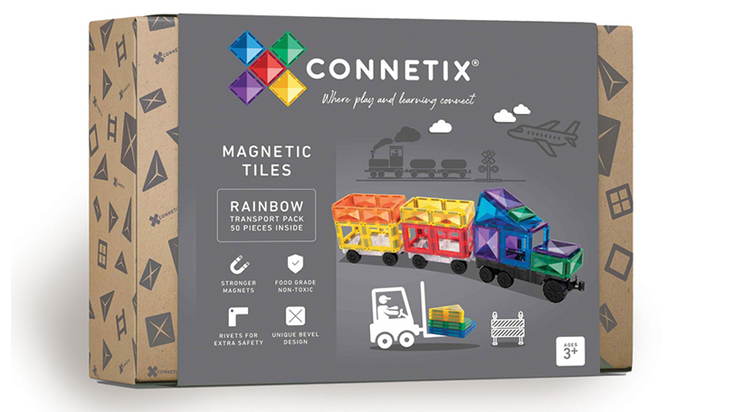 50 Piece Rainbow Transport Pack 