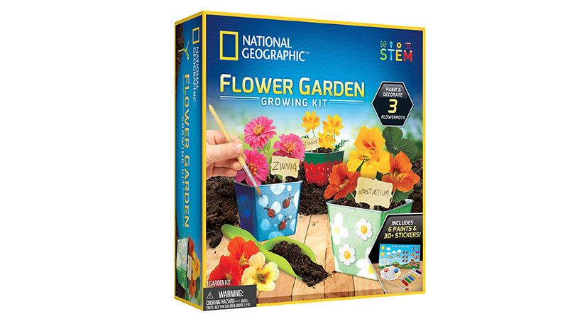 National Geographic Flower Growing Garden Kit