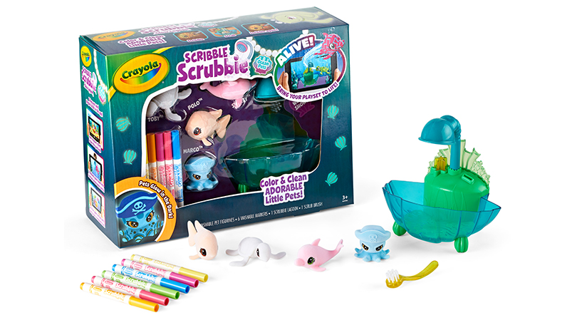 Scribble Scrubbie Glow Lagoon Playset