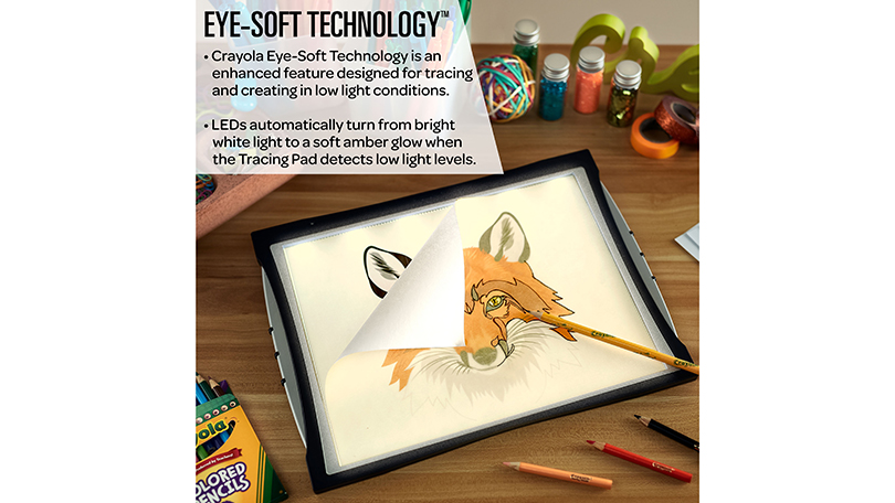 Crayola Light-Up Tracing Pad with Eye-Soft-Technology