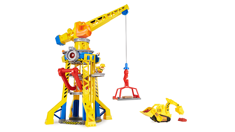 Rubble & Crew Bark Yard Crane Tower Playset 