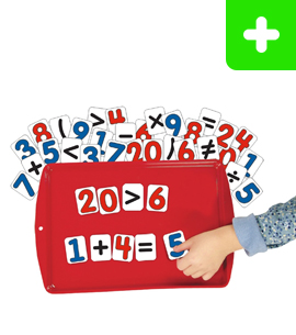 Barker Creek® KidMath™ Magnets - Numbers & Math Signs