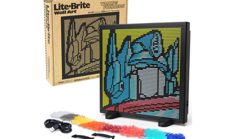 Lite-Brite Wall Art Transformers Edition