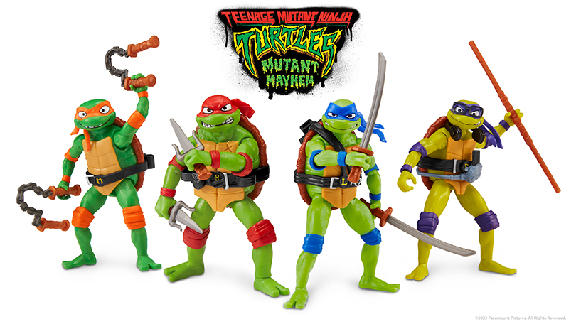 Teenage Mutant Ninja Turtles Mutant Mayhem Figures