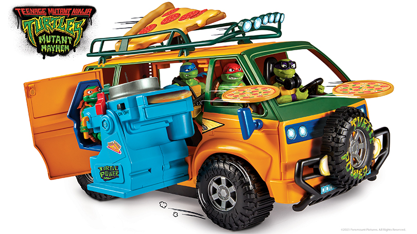 Teenage Mutant Ninja Turtles Mutant Mayhem Pizza Fire Van