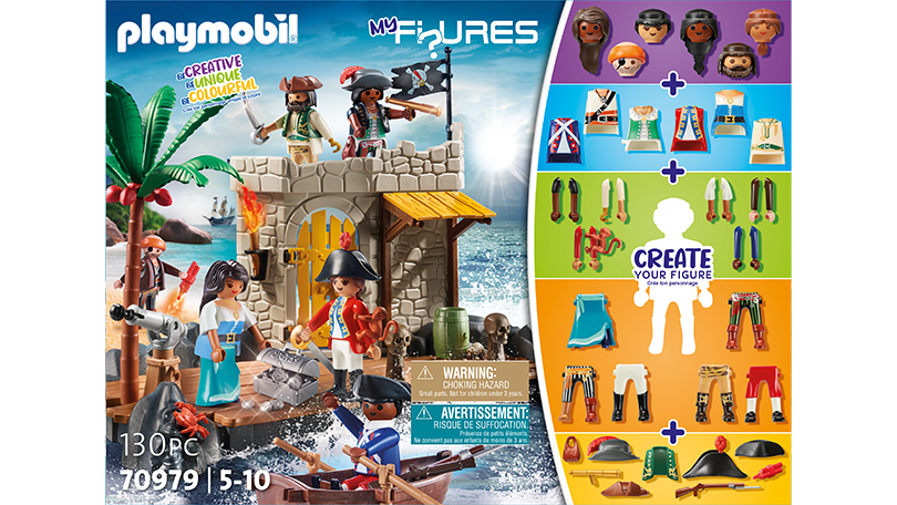 PLAYMOBIL My Figures: Pirates' Island