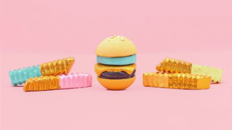 Sam's Slider & Rainbow Fries Sidewalk Chalk