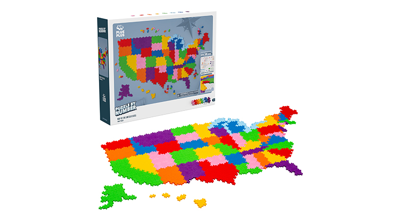 Plus-Plus Puzzle by Number Map