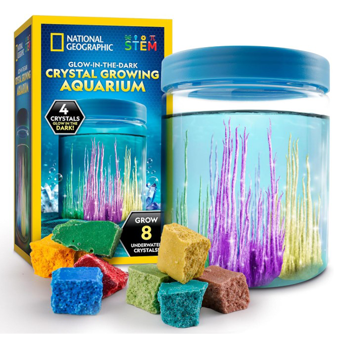 National Geographic Glow in The Dark Crystal Aquarium